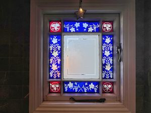 Stained glass window- click for photo gallery